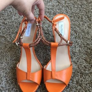 MaxMara orange sandala